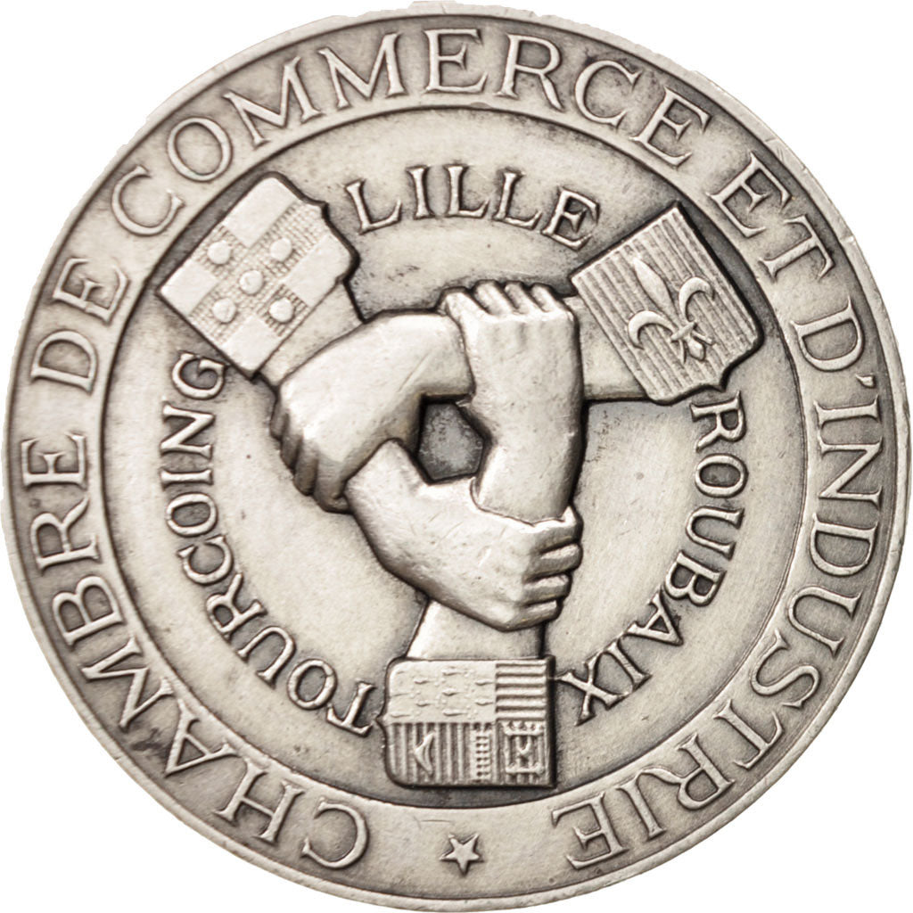 Francja, Medal, Chambre de Commerce de Lille, Roubaix et Tourcoing, Biznes i