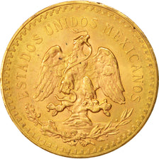 Mexico, 50 Pesos, 1925, Mexico City, MS(60-62), Gold, KM:481