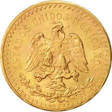 Mexico, 50 Pesos, 1943, Mexico City, MS(60-62), Gold, KM:482