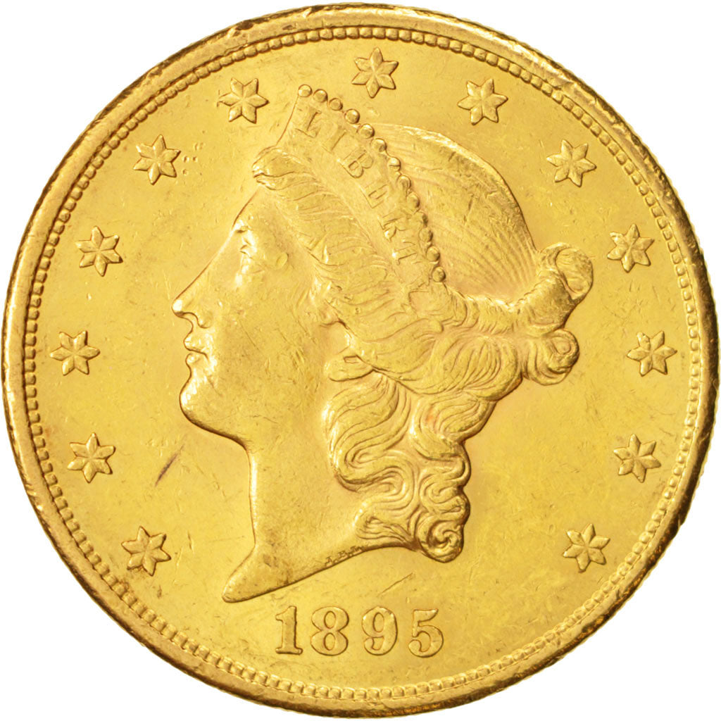 Moneta, Stati Uniti, Liberty Head, $20, Double Eagle, 1895, U.S. Mint, San