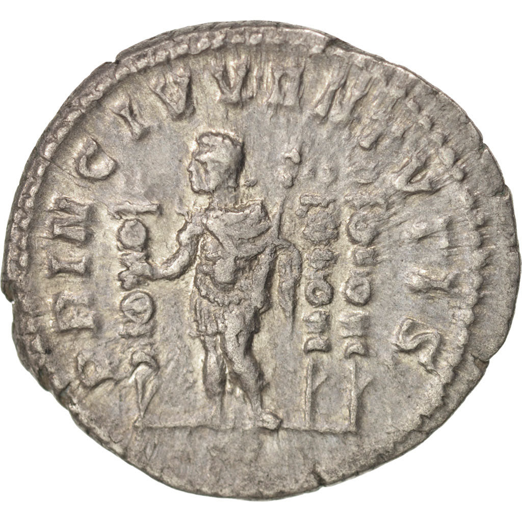 Coin, Diadumenian, Denarius, AD 217-218, Roma, MS(63), Silver, RIC:102