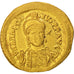 Anastasius I 491-518, Solidus, 491-518 AD, Constantinople, AU(50-53), Gold