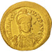 Anastasius I 491-518, Solidus, 491-518 AD, Constantinople, TTB+, Or, Sear:3
