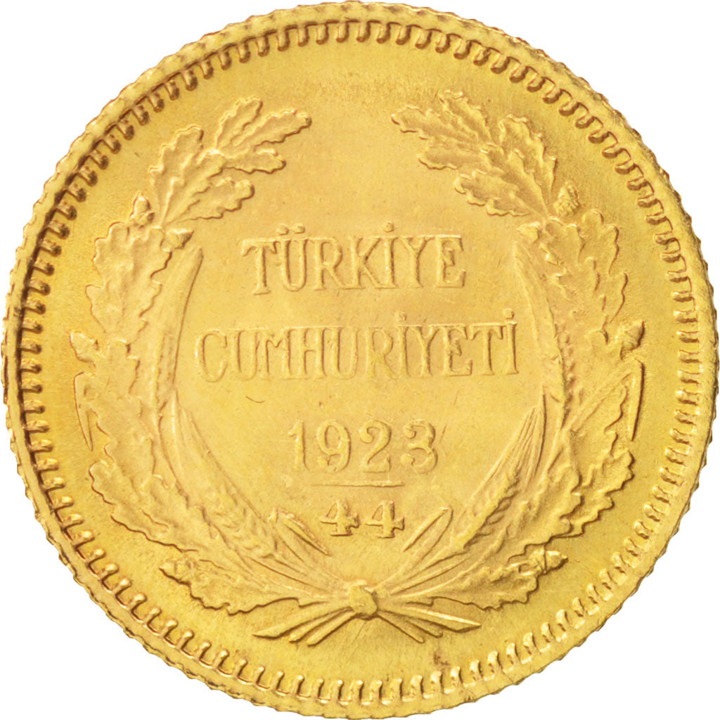Turchia, 25 Kurush, 1967, SPL, Oro, KM:851