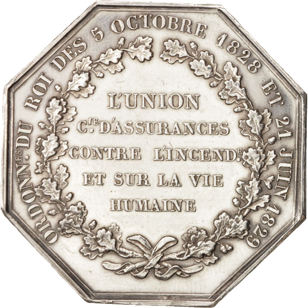 France, Medal, Insurance, L'Union, Compagnie d'assurances contre l'incendie