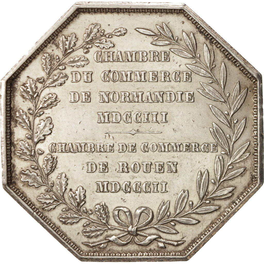 France, Token, Chamber of Commerce, Chambre de Commerce de Normandie, 1802