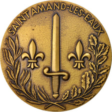France, Medal, Abbaye de St Amand-les-Eaux, History, Pichard, MS(63), Bronze