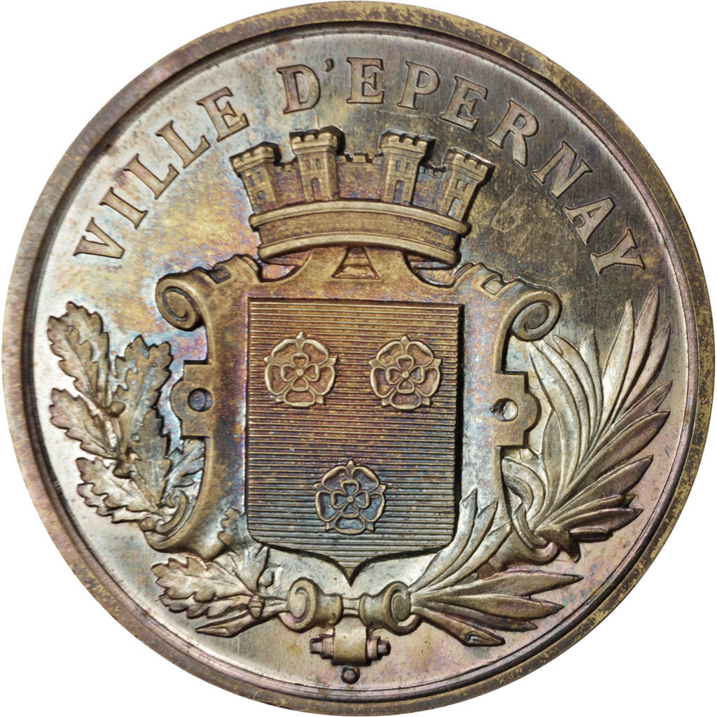 France, Medal, Ville d'Épernay, Société d'Horticulture et de viticulture