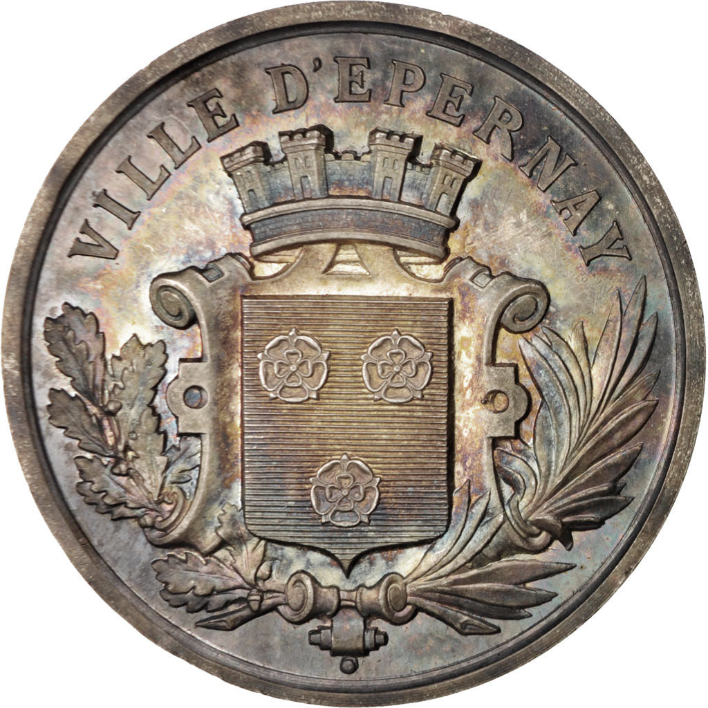 France, Medal, Ville d'Épernay, Société d'Horticulture et de viticulture