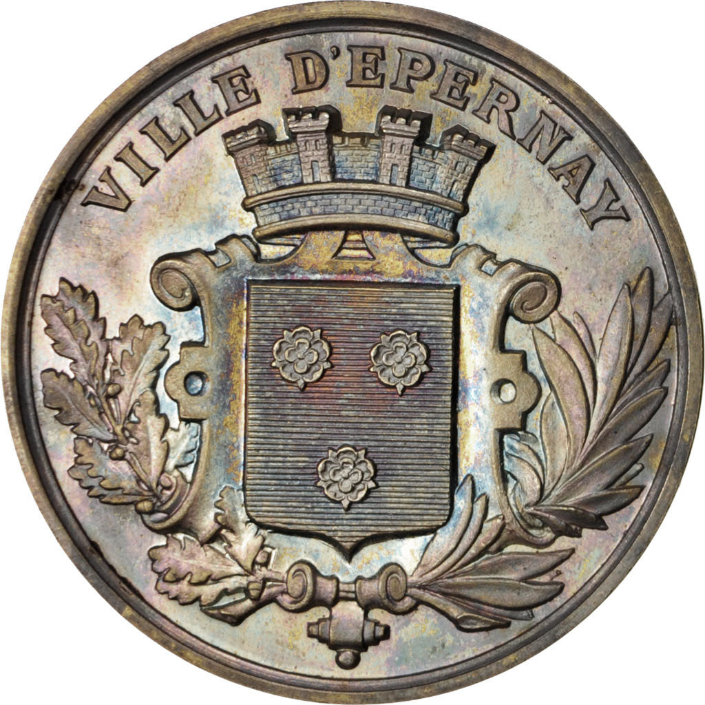 France, Medal, Ville d'Épernay, Société d'Horticulture et de viticulture