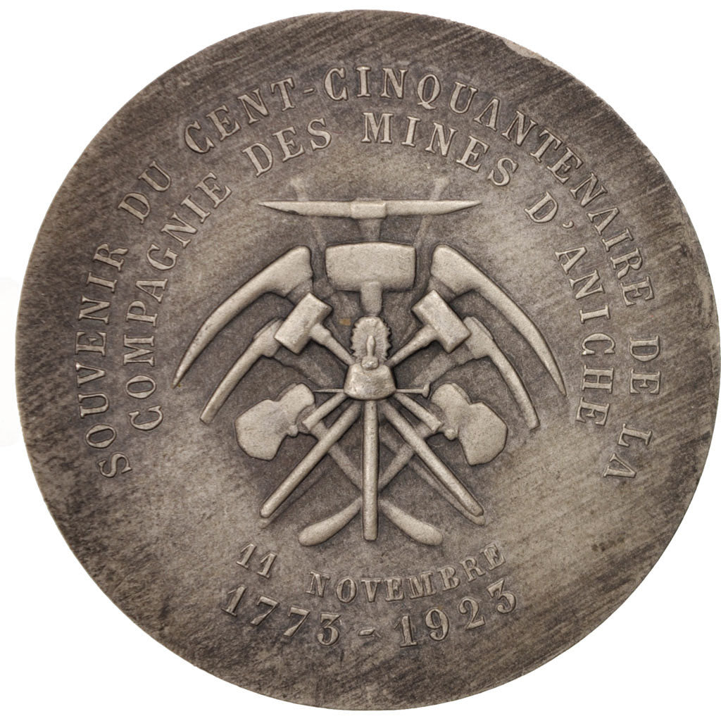 France, Medal, Compagnie des Mines d'Aniche, Business & industry, 1923