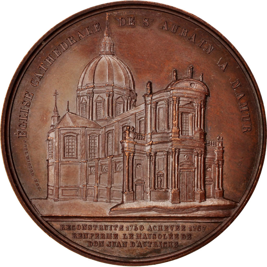 Belgium, Medal, Église cathédrale de St Aubain à Namur, Religions & beliefs