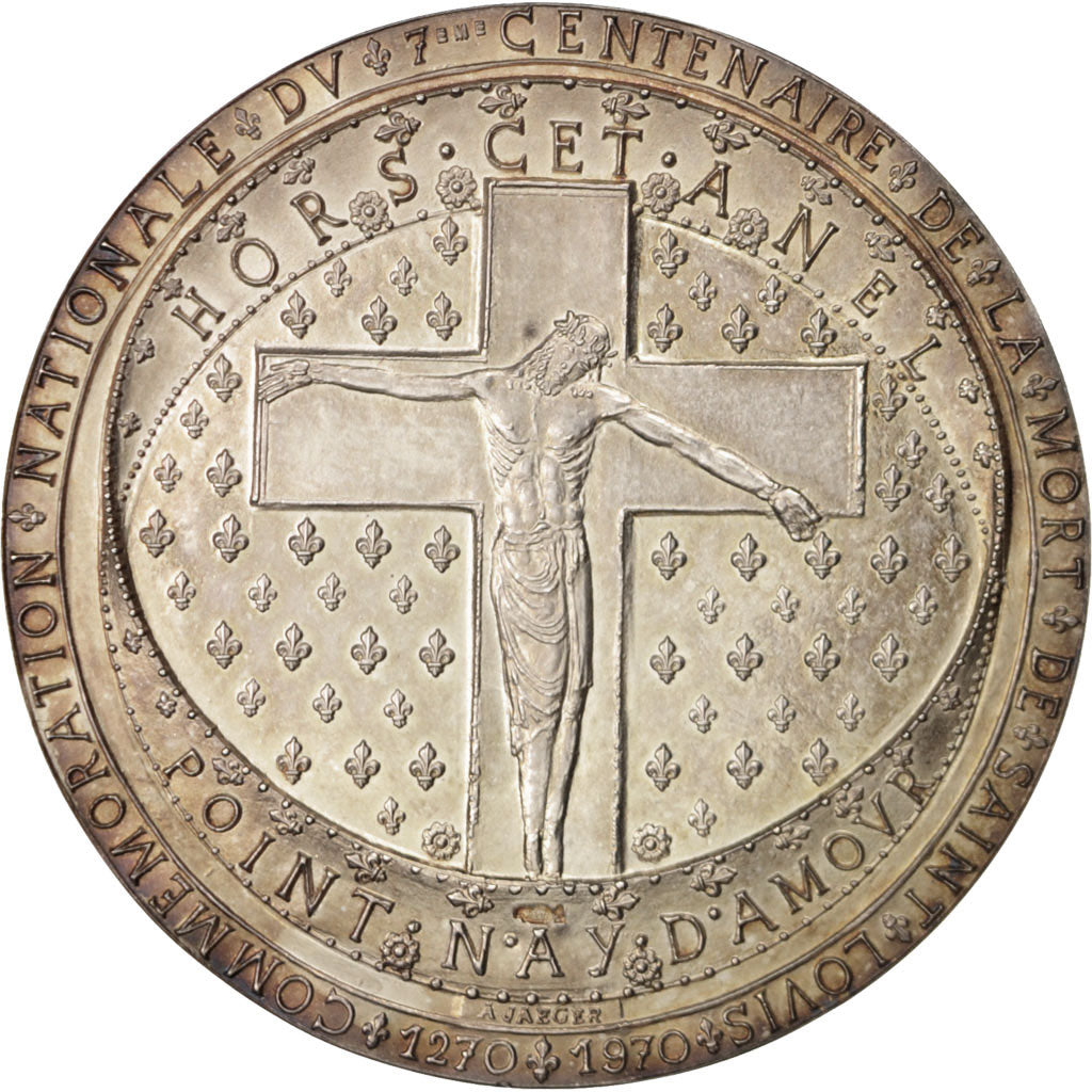 France, Medal, Saint-Louis, 7e centenaire de la mort de Saint Louis, History