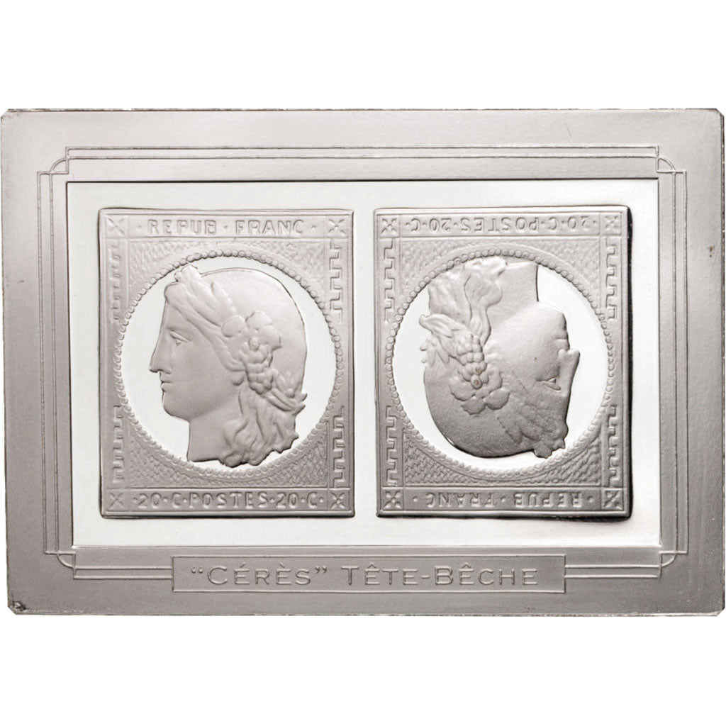 France, Medal, Les timbres français, 