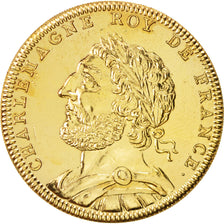 Francia, Medal, Les Rois de France, Charlemagne, Charlemagne, History, XXth
