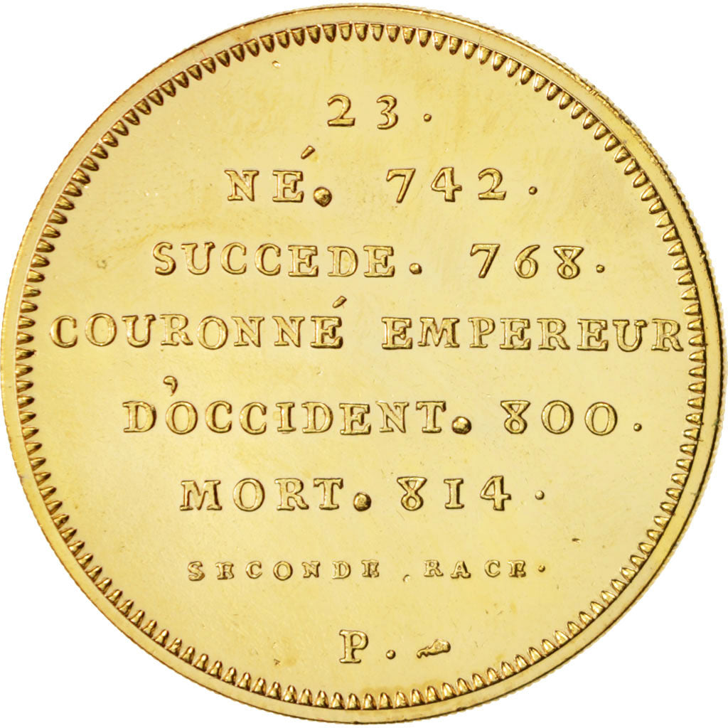 Francia, Medal, Les Rois de France, Charlemagne, Charlemagne, History, XXth
