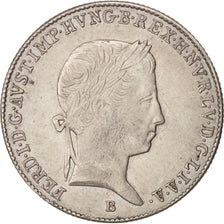 Coin, Hungary, Ferdinand V, 10 Krajczar, 1848, Budapest, AU(55-58), Silver