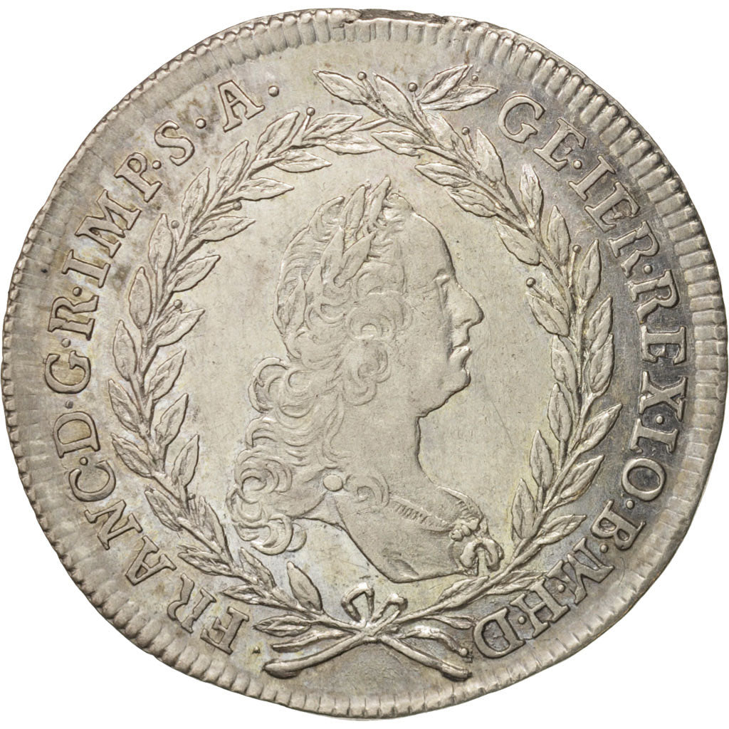 Coin, Austria, Franz I, 20 Kreuzer, 1754, Vienne, MS(64), Silver, KM:2028