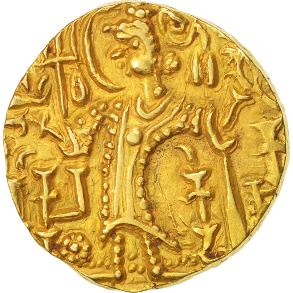 Coin, Kidara Kushanshah, Dinar, 365-390, AU(50-53), Gold