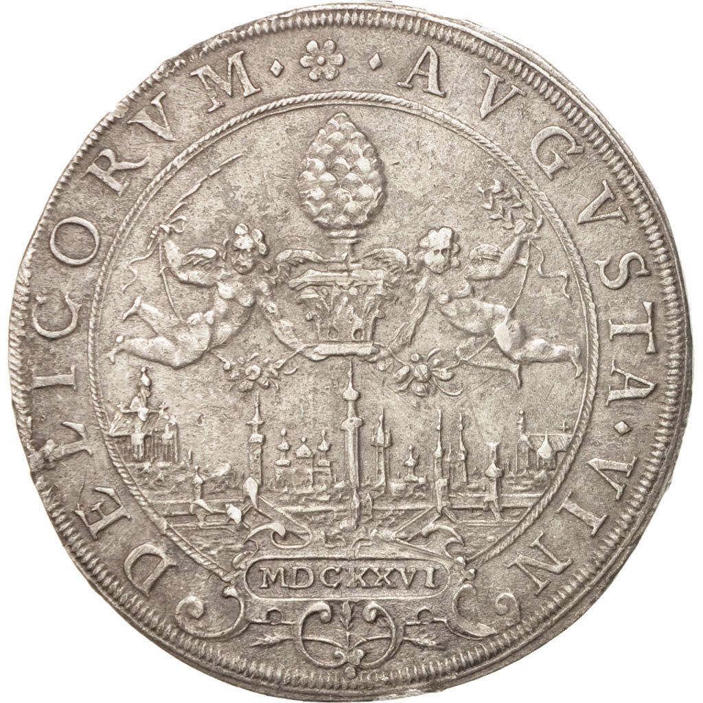 Münze, Deutsch Staaten, AUGSBURG, Thaler, 1626, SS+, Silber, KM:27.2