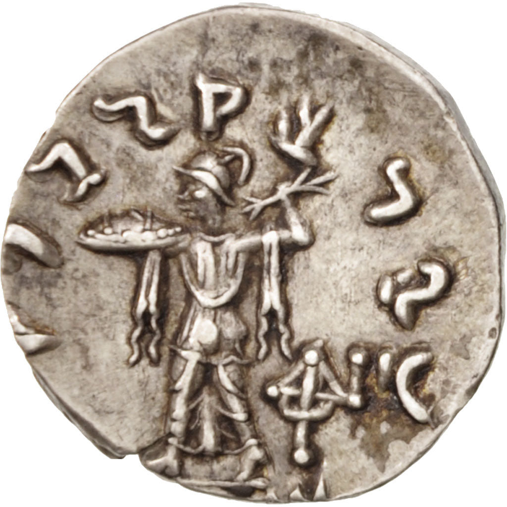Coin, Baktrian Kingdom, Menander (160-140 BC), Menander, Baktria, Drachm