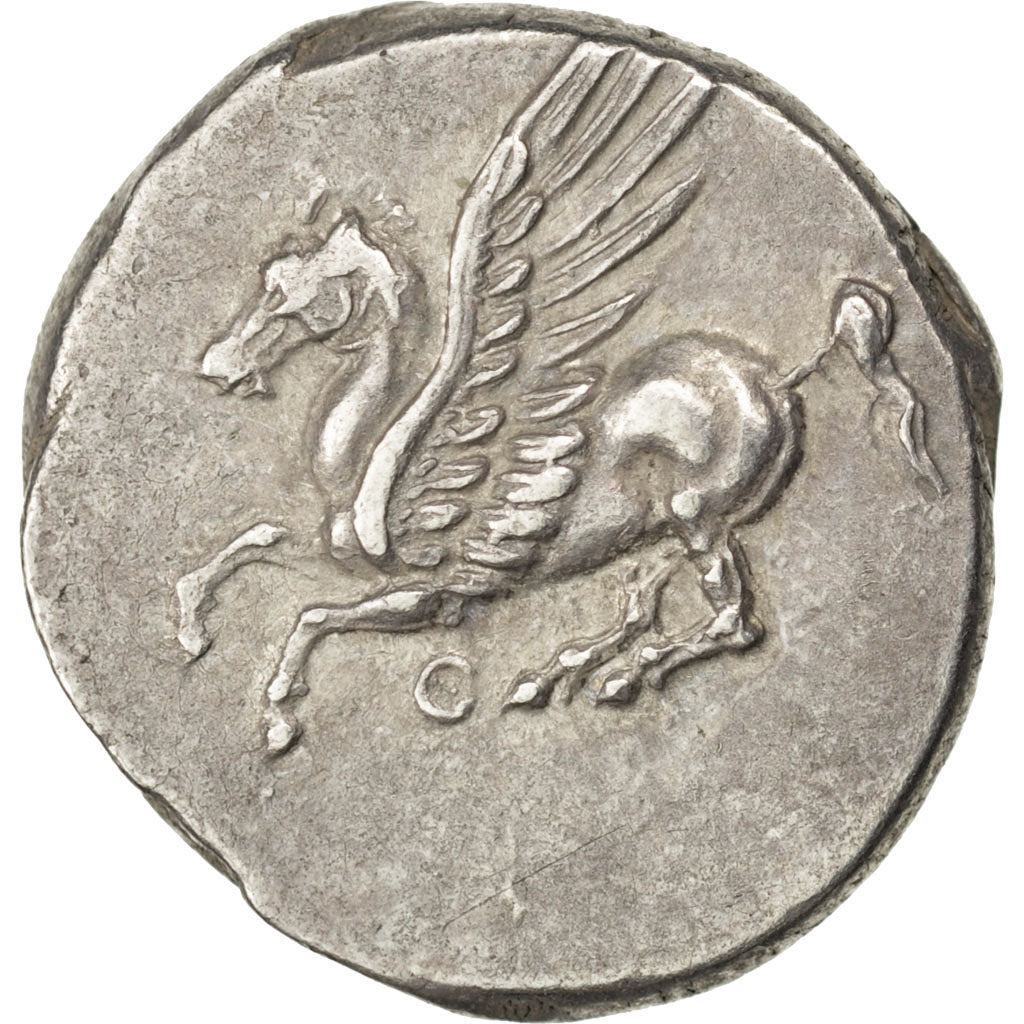 Acarnania, Thyrrheion, Stater, AU(55-58), Silver, 8.32