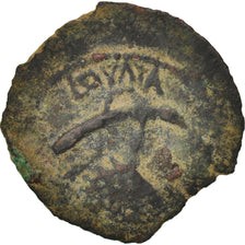 Valerius Gratus, Procurator of judae, Prutah, 15-26 AD, Jerusalem, VF(20-25)