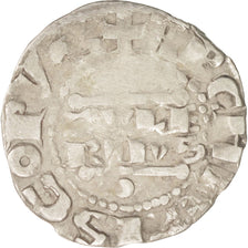 Coin, France, Denarius, Reims, VF(20-25), Silver, Boudeau:1790