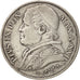 ITALIAN STATES, PAPAL STATES, Pius IX, 2 Lire, 1867, Roma, EF(40-45), Silver