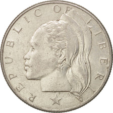 Liberia, 50 Cents, 1960, Heaton, BB+, Argento, KM:17