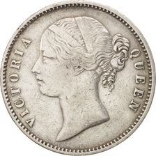INDIA-BRITISH, Victoria, Rupee, 1840, Bombay, TB+, Argent, KM:457.2