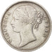 INDIA - BRITANNICA, Victoria, Rupee, 1840, Bombay, MB+, Argento, KM:457.2