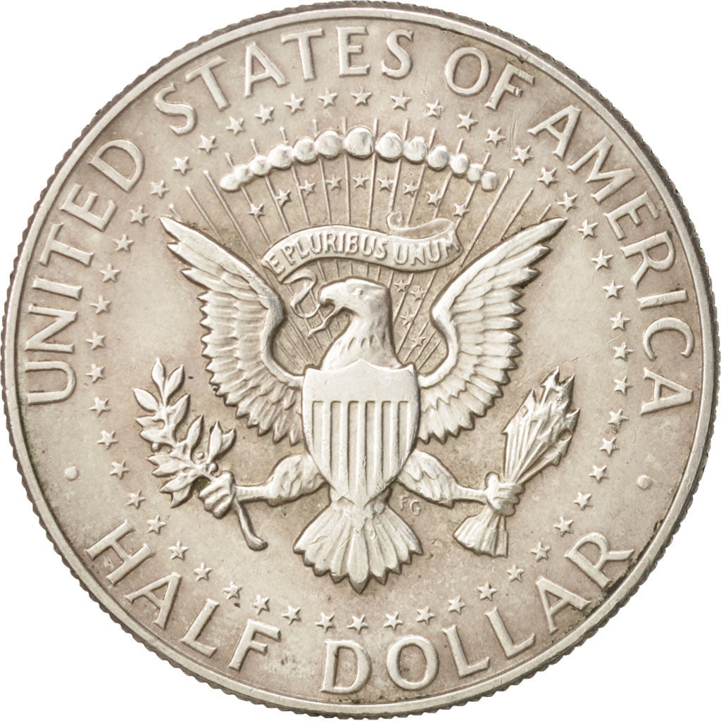 Coin, United States, Kennedy Half Dollar, Half Dollar, 1968, U.S. Mint, Denver