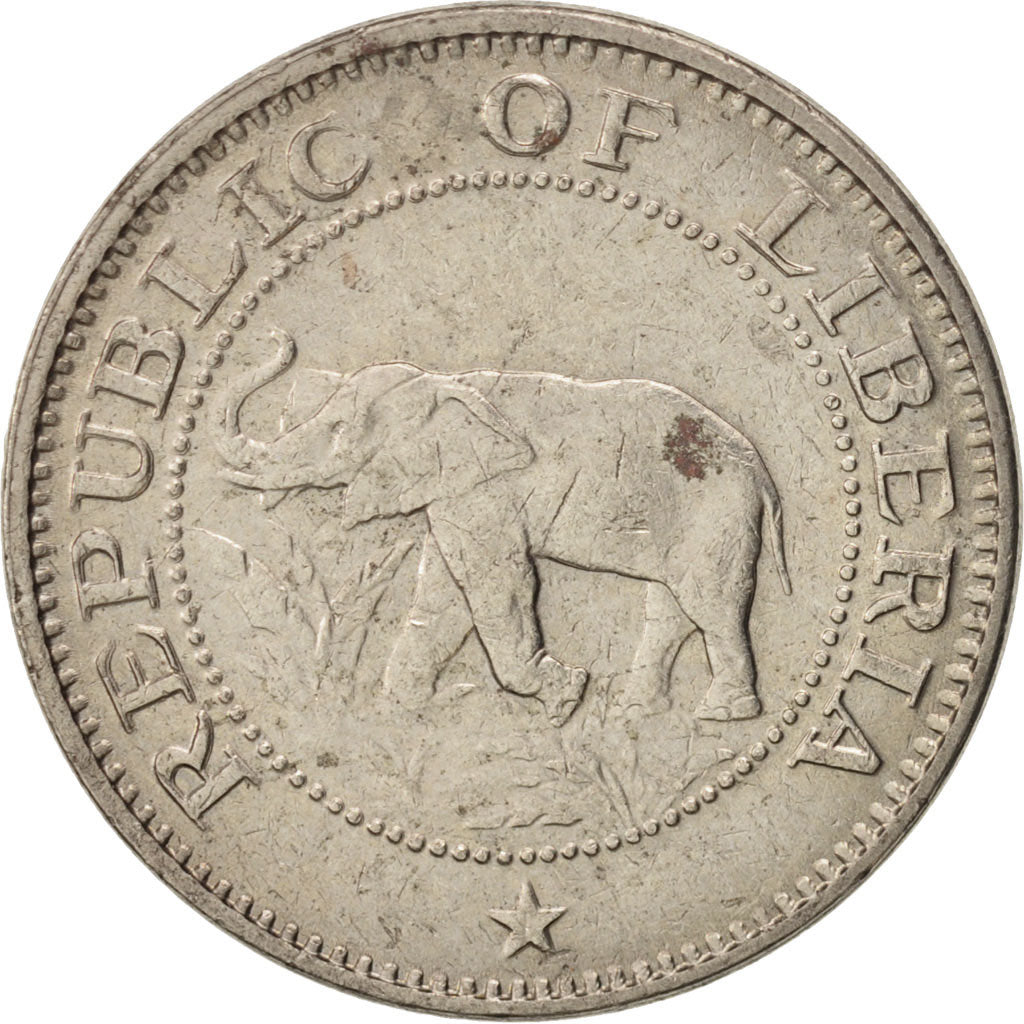 Liberia, 5 Cents, 1960, Heaton, TTB+, Copper-nickel, KM:14