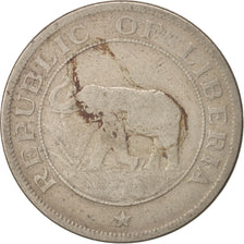 Coin, Liberia, 2 Cents, 1941, Heaton, F(12-15), Copper-nickel, KM:12a