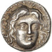 Carie , Rhodes (229-205 AV JC), Helios, Tetradrachm, Rhodes, AU(55-58), Silver,.