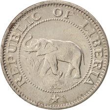 Moneta, Liberia, 5 Cents, 1960, Heaton, SPL, Rame-nichel, KM:14