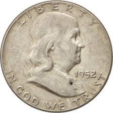 Moneta, Stati Uniti, Franklin Half Dollar, Half Dollar, 1952, U.S. Mint