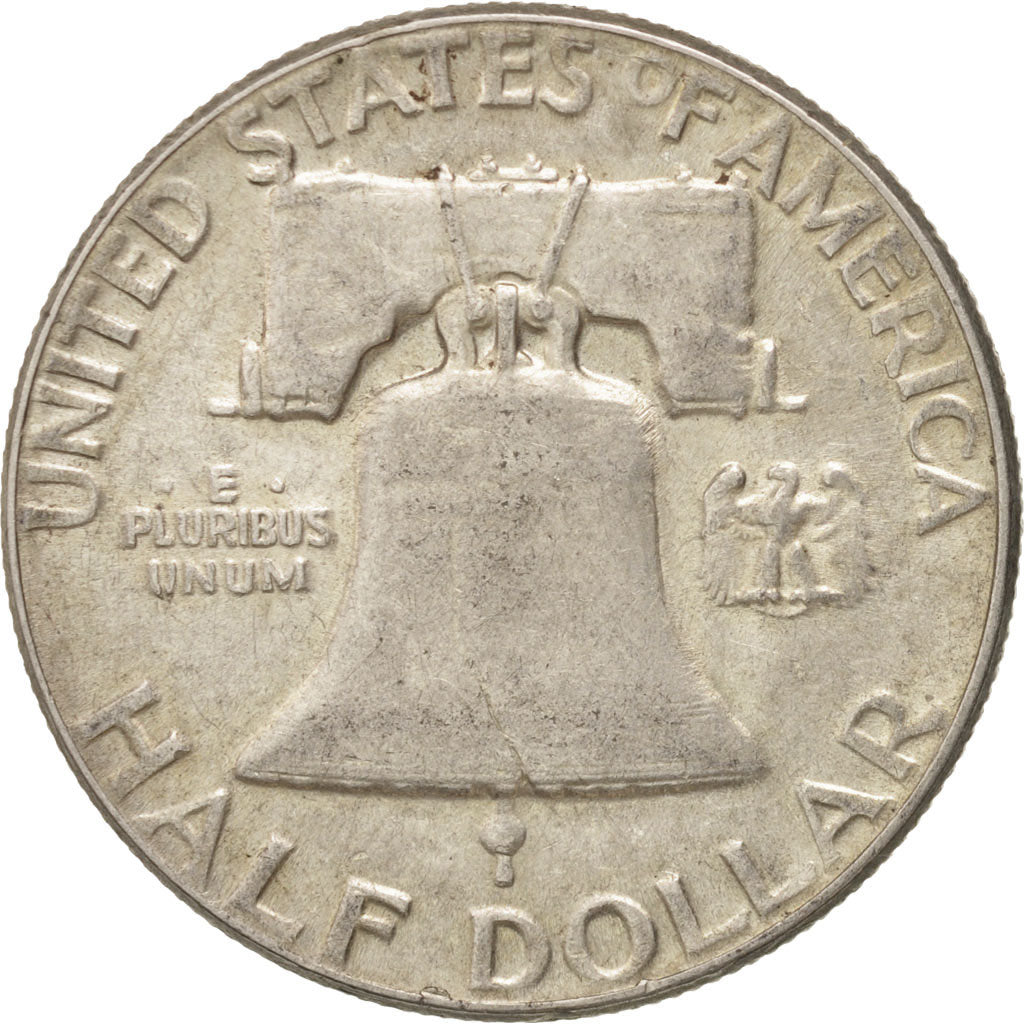 Coin, United States, Franklin Half Dollar, Half Dollar, 1952, U.S. Mint