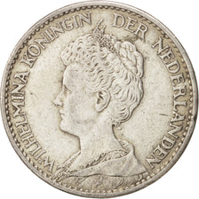 Moneda, Países Bajos, Wilhelmina I, Gulden, 1915, MBC, Plata, KM:148