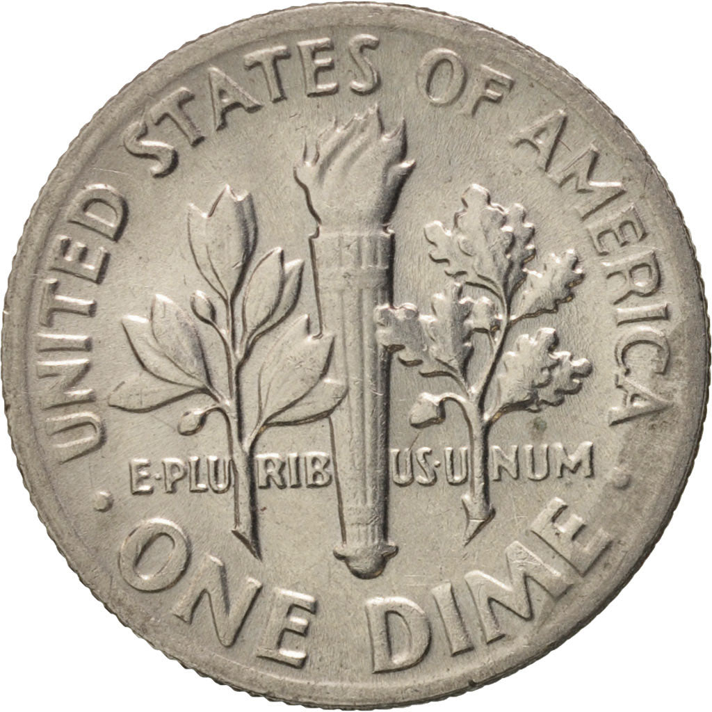 United States, Roosevelt Dime, Dime, 1975, U.S. Mint, Philadelphia, MS(63)