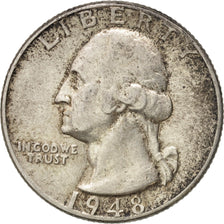 United States, Washington Quarter, Quarter, 1948, U.S. Mint, Philadelphia