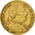 Francia, Louis XVIII, Louis XVIII, 20 Francs, 1814, Paris, MBC, Oro, KM:706.1