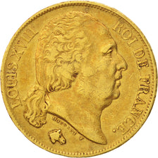 Coin, France, Louis XVIII, Louis XVIII, 20 Francs, 1817, Paris, VF(30-35), Gold