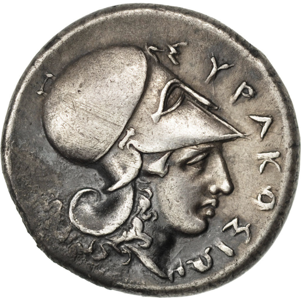 Sicily, Timol&eacute;on (344-336 Bf JC), Stater, Syracuse, MS(63), Silver, 8.62