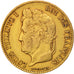 France, Louis-Philippe, 40 Francs, 1834, Paris, VF(20-25), Gold, KM:747.1