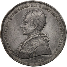 Vatican, Medal, Leo XIII, Religions & beliefs, 1887, TB+, Tin