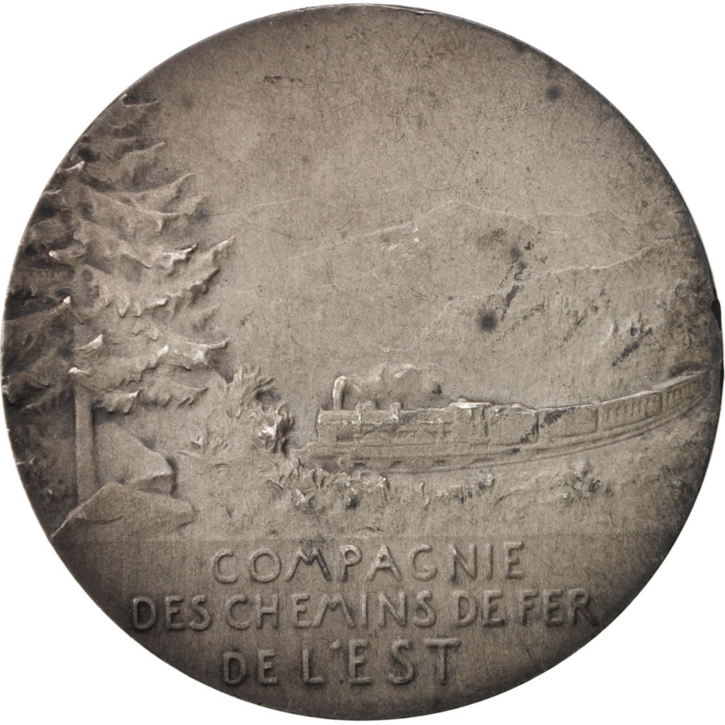 France, Medal, Compagnie des Chemins de Fer de l'Est, Railway, Vernon