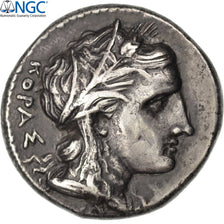 Sicily, Syracuse, Agathocles, Tetradrachm, NGC Ch VF 5/2, SNG ANS 676