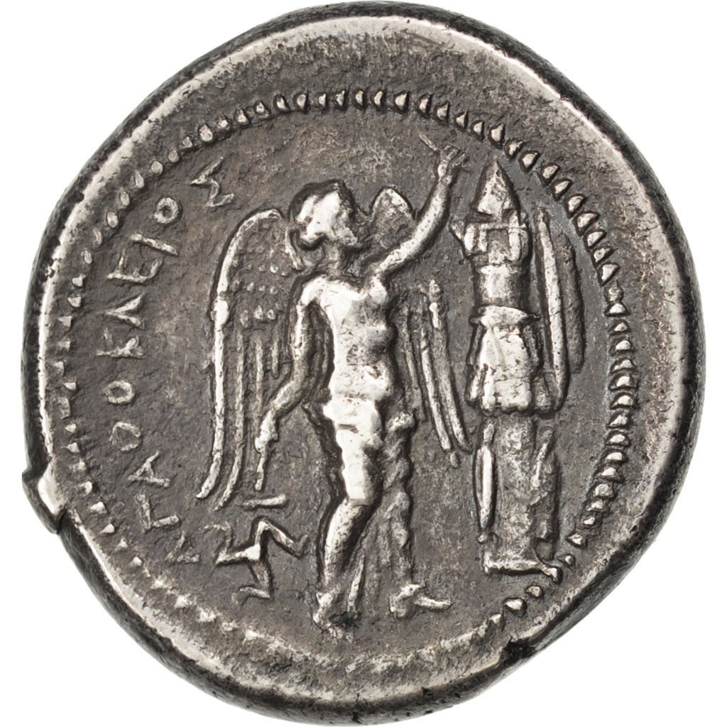 Sicily, Syracuse, Agathocles, Tetradrachm, NGC Ch VF 5/2, SNG ANS 676